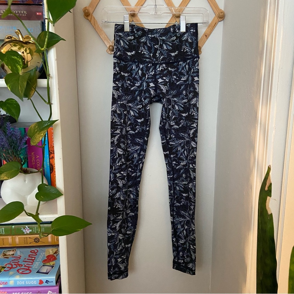 LULULEMON Wunder Under High Rise Embellished Multi Tight